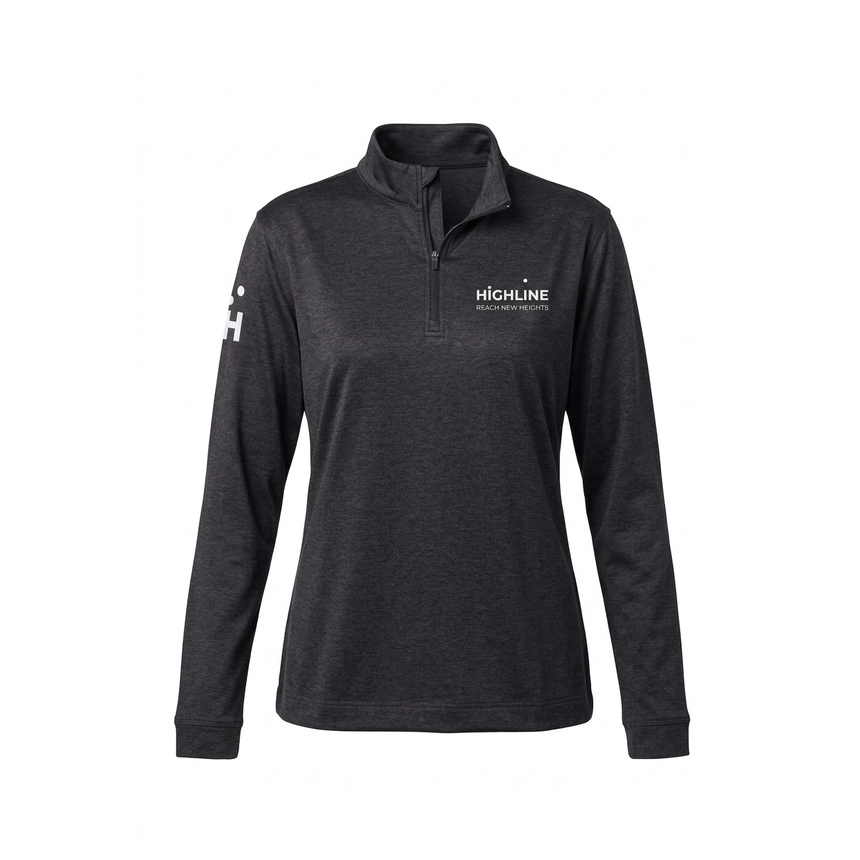 Highline Half Zipper Jacket Black