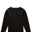 Stilo Long Sleeve Ribbed Black