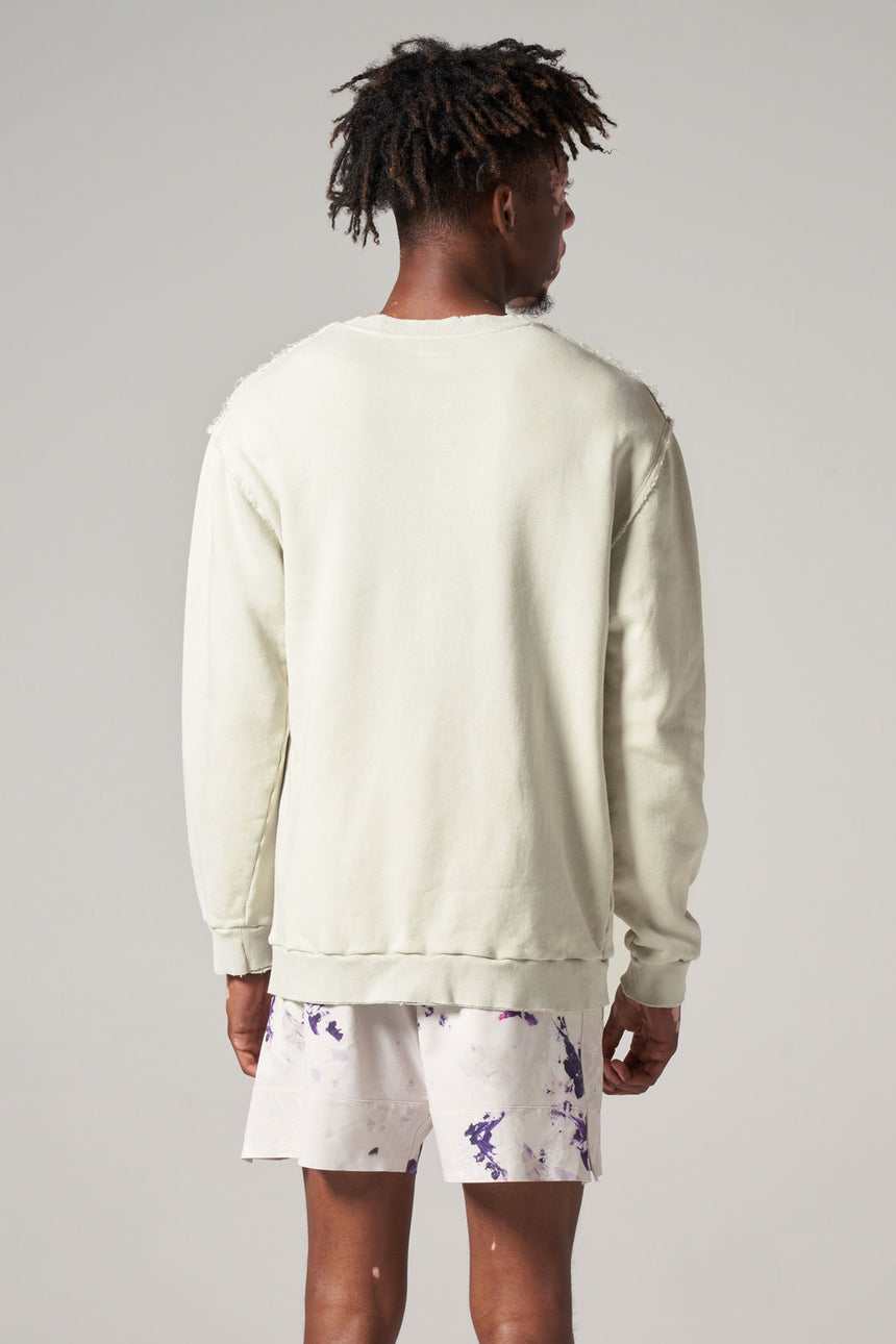Max Distressed Sweatshirt Sand