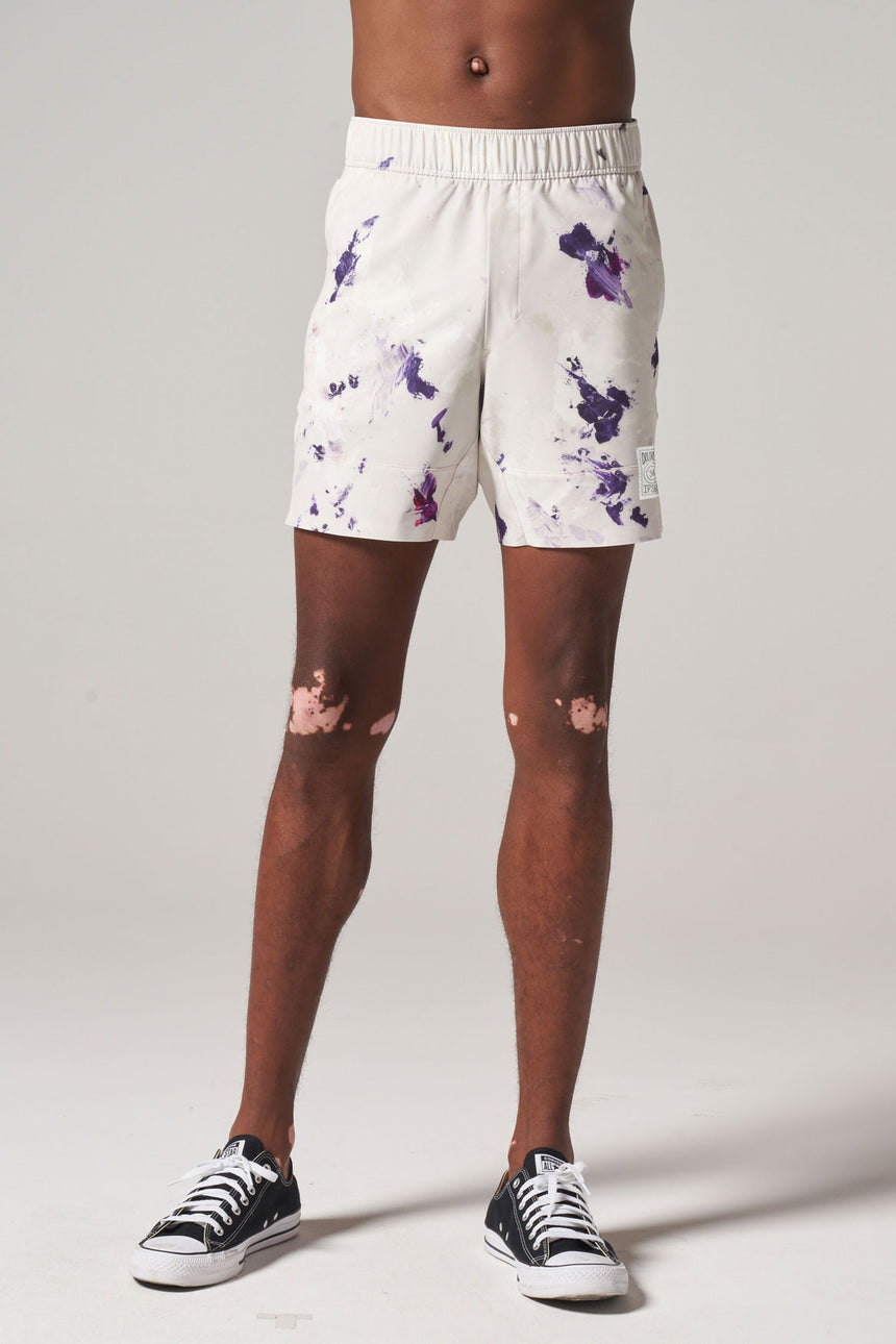 Olympus Short Painted Canvas Silver Birch