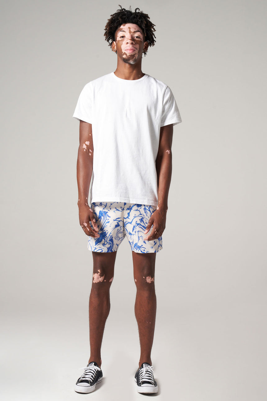 Olympus Short Garden Blue Cream