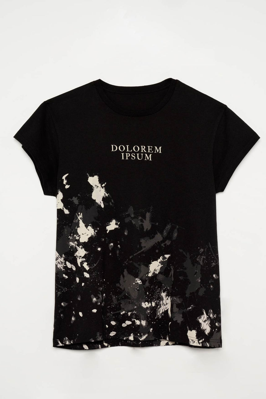 Lorem Painted Splat Tee