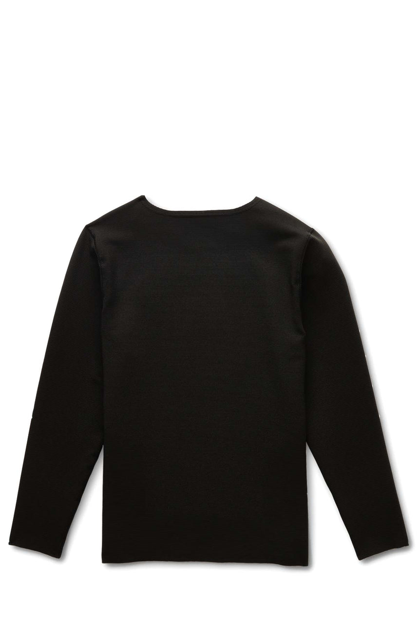 Stilo Long Sleeve Ribbed Black