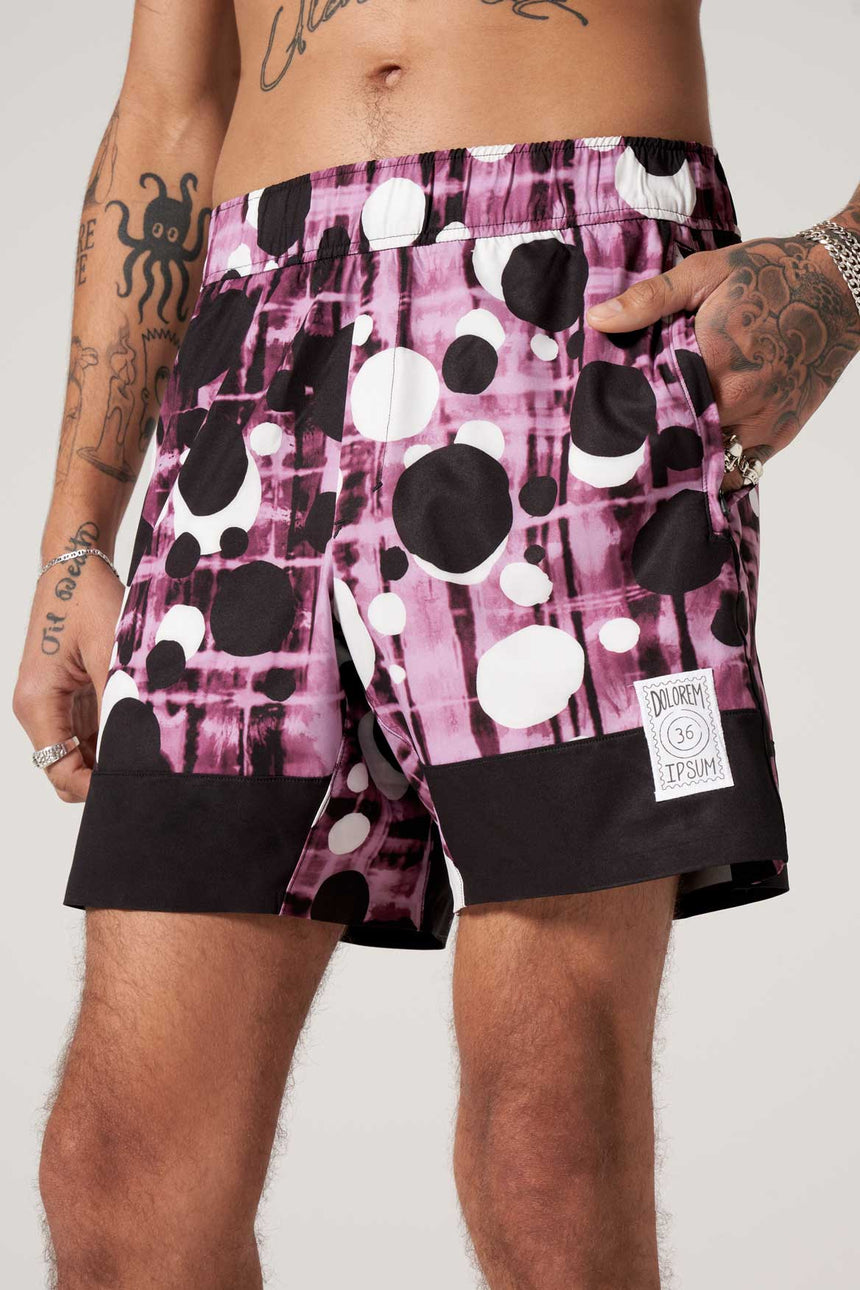 Olympus Short Spot On Maroon