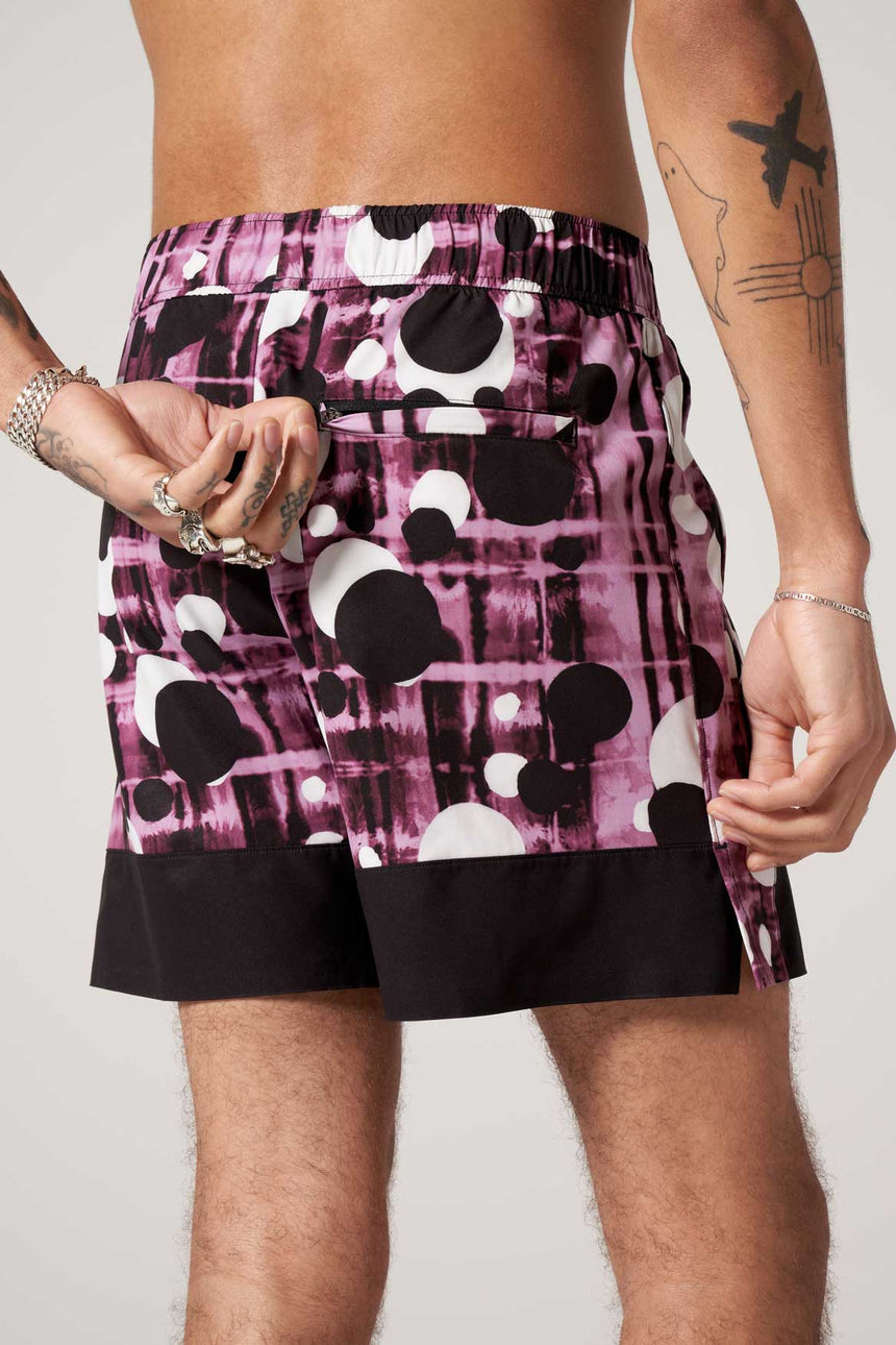 Olympus Short Spot On Maroon